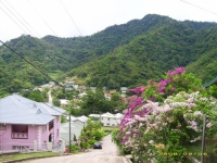 Apartment to rent in St. Joseph, Trinidad. Surrounded by lush hills.